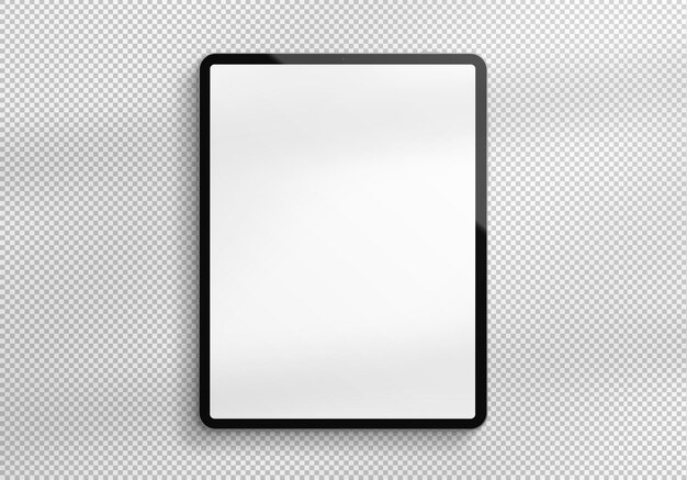 Einfaches Tablet Pro auf transparentem Hintergrund
