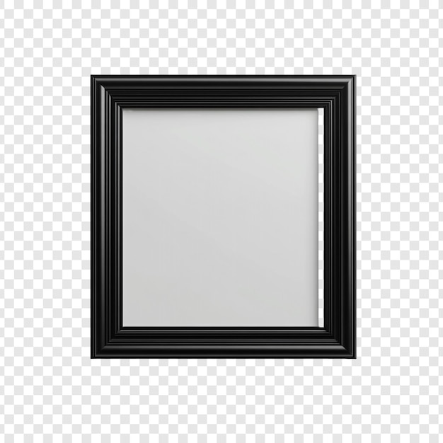 Elegant Black Square Frame Mockup Perfekt für Designpräsentationen oder die Ausstellung Ihrer Kunstwerke Ein vielseitiger und stilvoller Rahmen