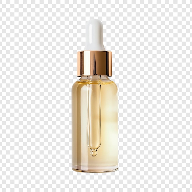 Elegante Amber-Glasflasche mit Tropfen