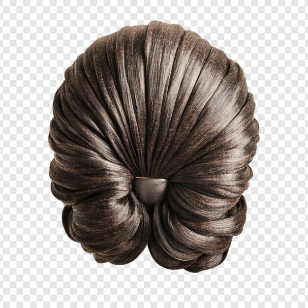 Elegante braune Haare, ein Blick in die Vergangenheit