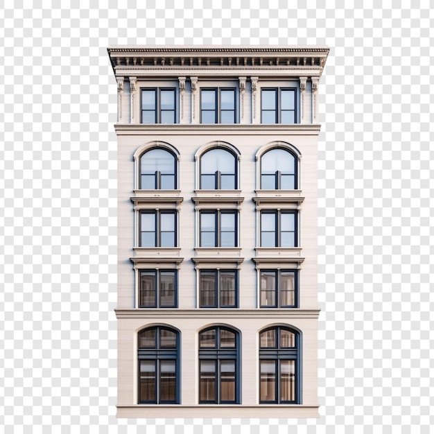 Elegante Fassade eines Gebäudes im New Yorker Stil