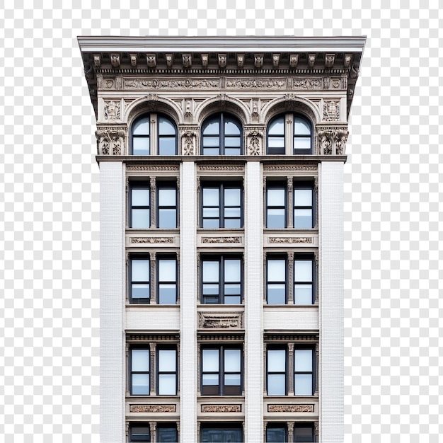 Elegante Fassade eines klassischen Gebäudes in New York City