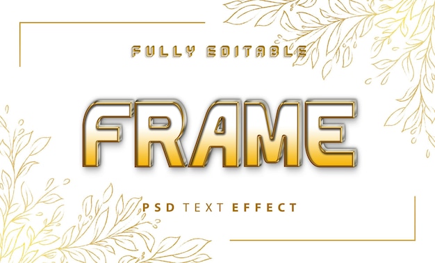 Eleganter 3d-psd-texteffekt