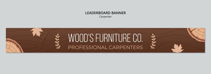 Kostenlose PSD entwurf der bannervorlage von carpenter linkedin