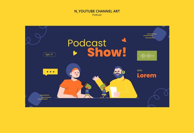 Entwurf der Podcast-Vorlage