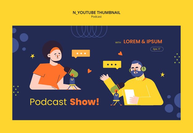 Entwurf der Podcast-Vorlage