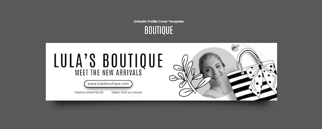 Entwurf von Boutique-Vorlagen