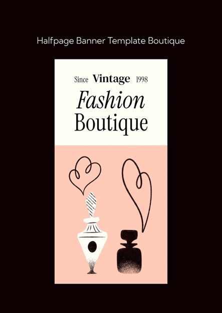 Entwurf von Boutique-Vorlagen