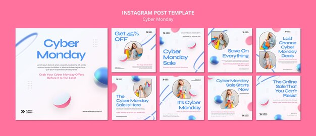Entwurfsvorlage für den Cyber-Montag