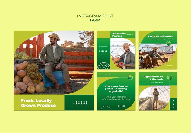 Entwurfsvorlage für die Farm
