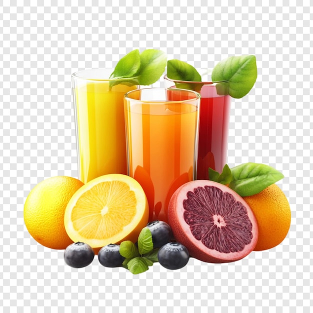 Erfrischende Fruchtsaft, köstliche Zitrusfruchtmischung, gesunde Lebensweise
