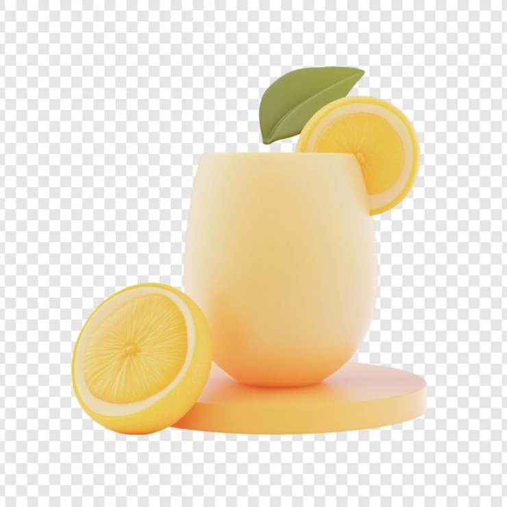 Kostenlose PSD erfrischende limonade ein köstliches sommergetränk gelbe zitrusfrüchte