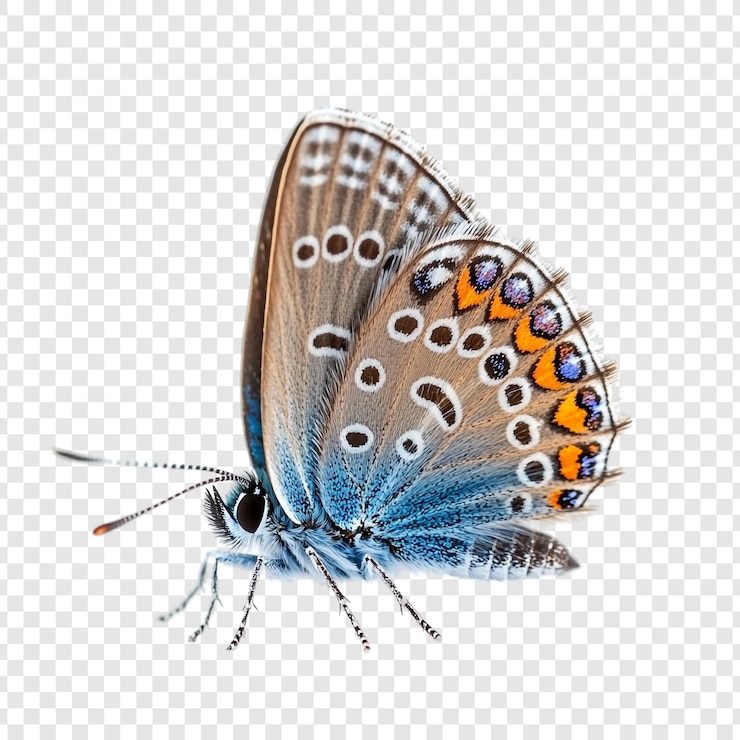 Kostenlose PSD erstaunlicher großbild des blauen schmetterlings