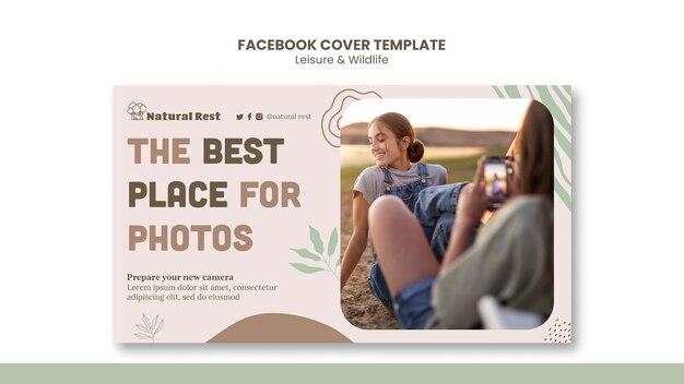 Facebook-Cover für Freizeit und Tierwelt
