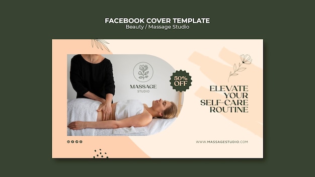 Facebook-Cover-Vorlage für Schönheit