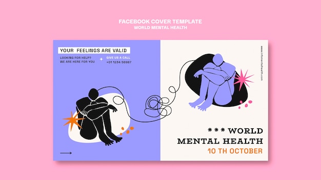 Kostenlose PSD facebook-cover zum welttag der psychischen gesundheit