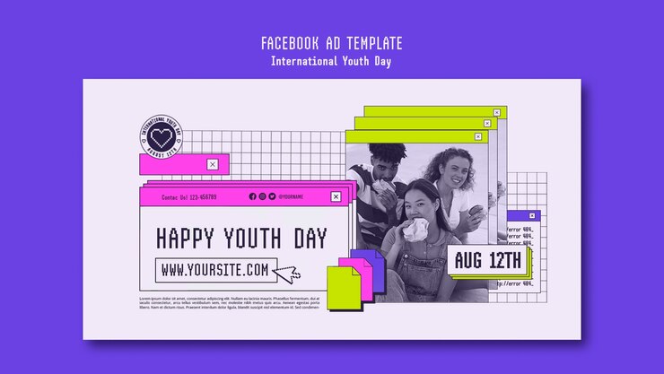 Kostenlose PSD facebook-vorlage für das tanzkursstudio