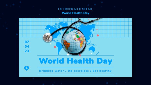 Facebook-Vorlage zum Weltgesundheitstag
