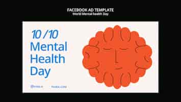Kostenlose PSD facebook-vorlage zum welttag der psychischen gesundheit