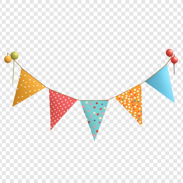 Farbige Party-Bunting-Dekoration Festliche Dreieck-Fahnen