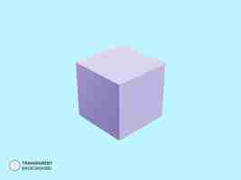 Kostenlose PSD farbverlauf geometrische 3d quadratische form illustration