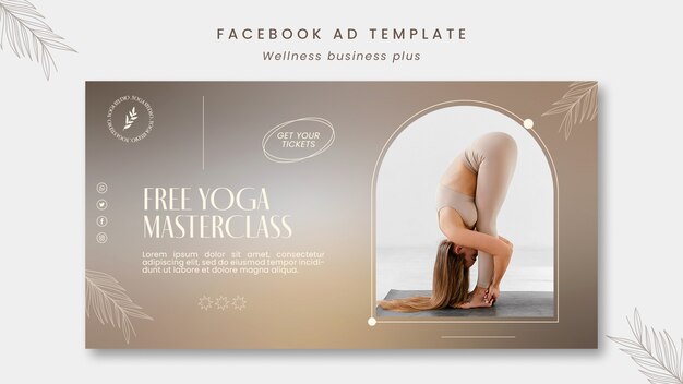 Farbverlauf-Yoga-Design-Vorlage