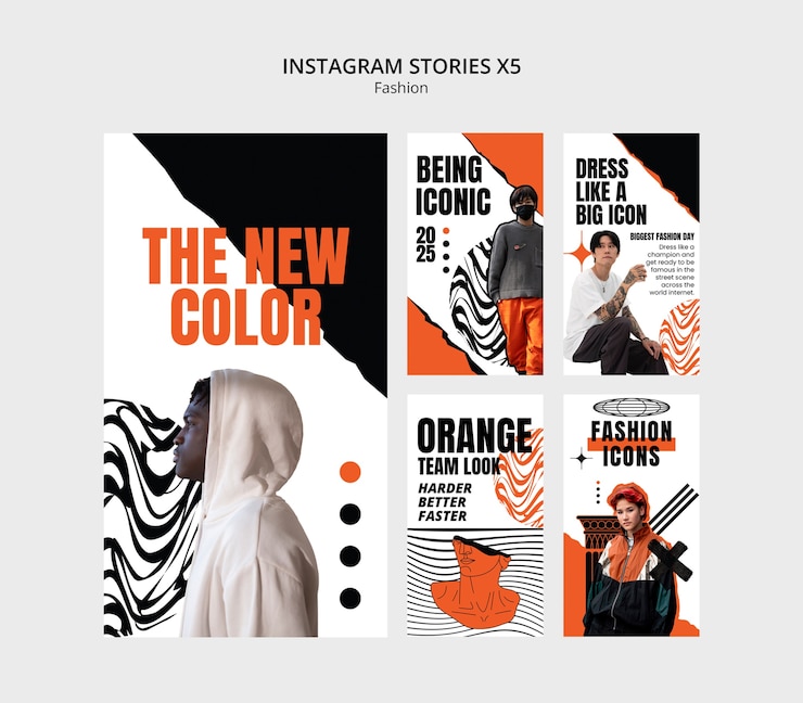 Kostenlose PSD fashion-instagram-vorlagenentwurf