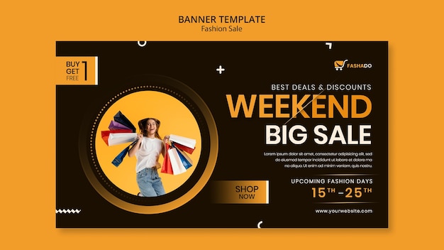 Fashion Sale Banner Vorlage