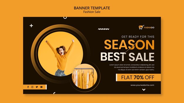 Fashion Sale Banner Vorlage