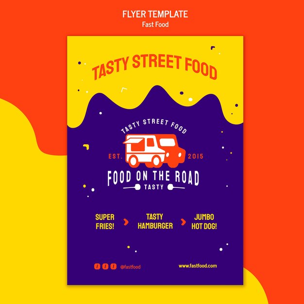 Fast-Food-Flyer-Vorlage