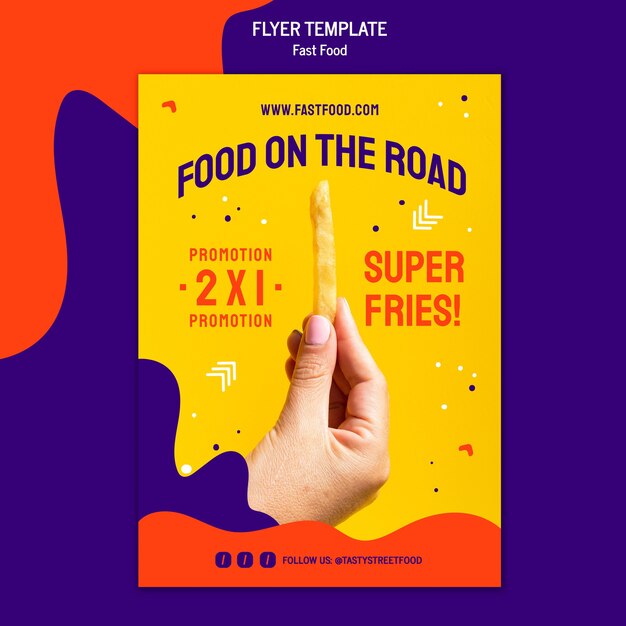 Fast-Food-Flyer-Vorlage