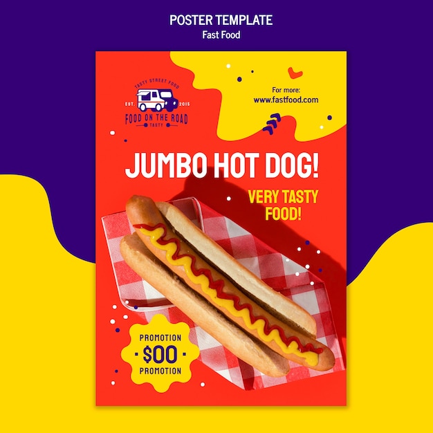 Fast-Food-Poster-Vorlage