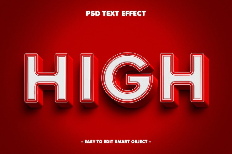 Kostenlose PSD fettgedruckter effekt