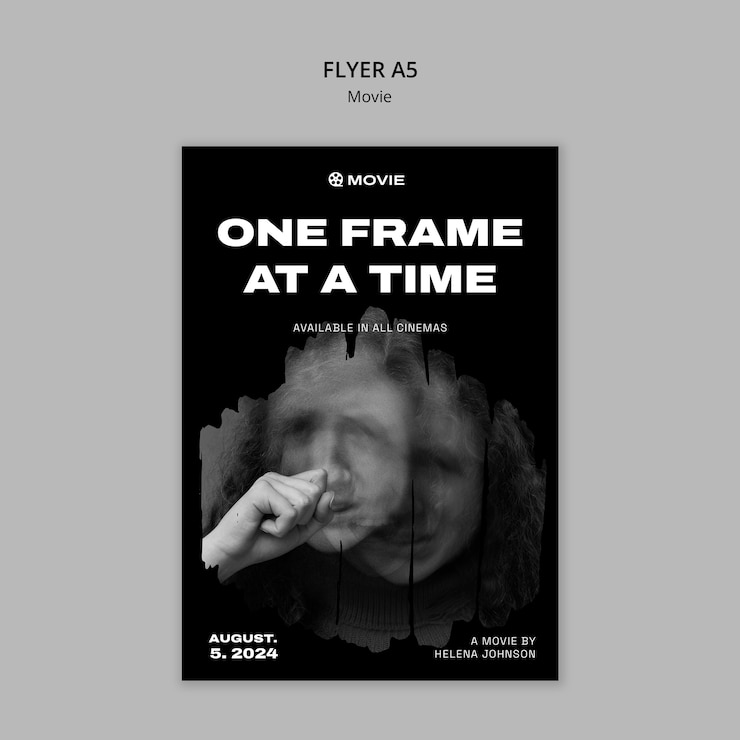Kostenlose PSD filmvorlage-design
