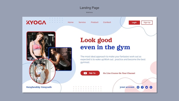 Fitness Wellness Homepage