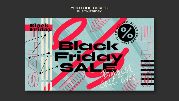 Flaches Design Black Friday Sale YouTube-Cover