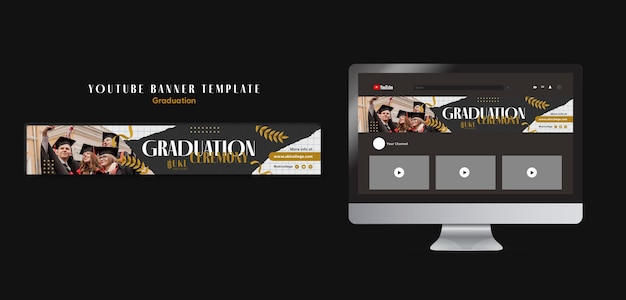 Flaches Design Graduierung Template-Design