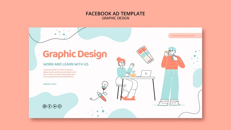 Kostenlose PSD flaches design-grafikdesign-vorlage