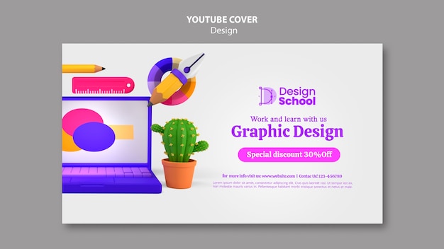 Kostenlose PSD flaches design-grafikdesign-vorlage