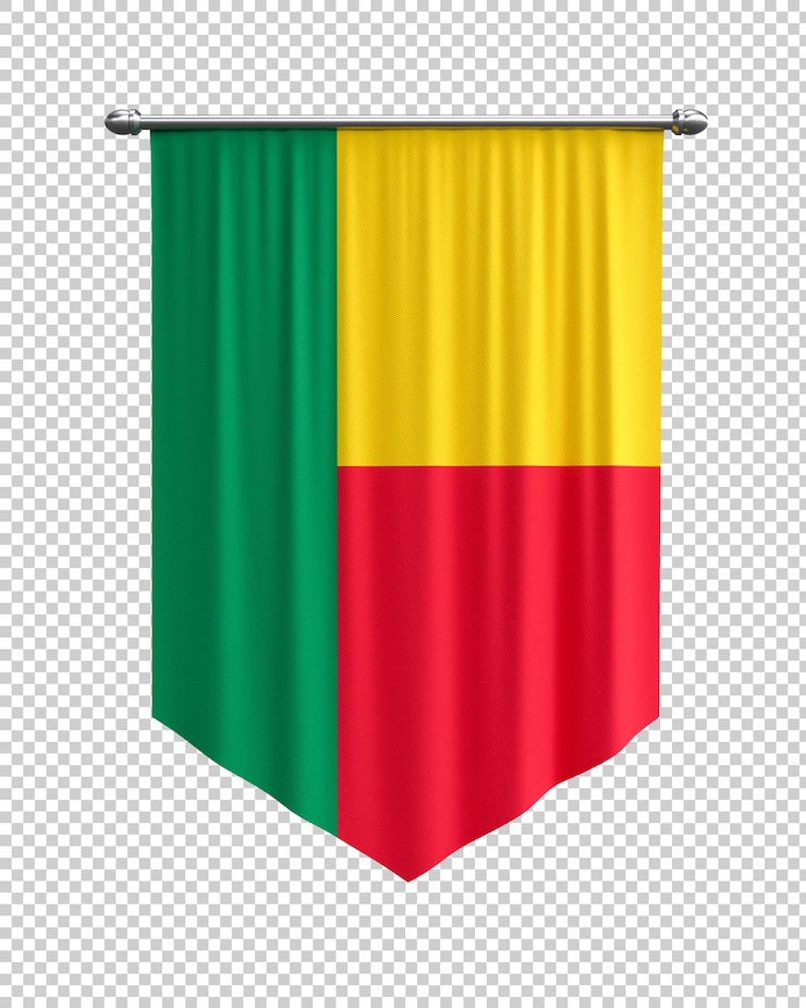 Kostenlose PSD flagge von benin