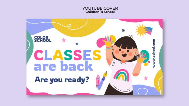 Flat-Design-Kinder-Bildungs-YouTube-Cover