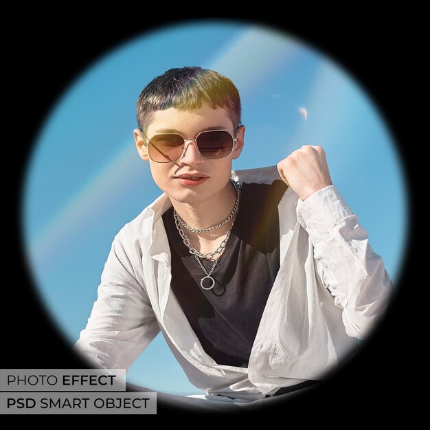 Foto-Effekt mit Fisch-Auge