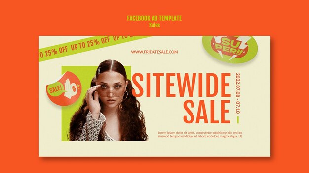Fridate Sales Social Media Promo-Vorlage