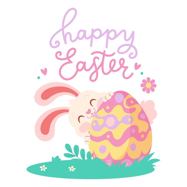 Frohe Ostern Illustration