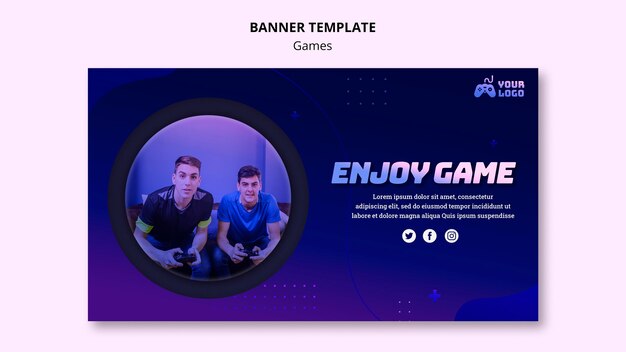 Game Spot Ad Banner Vorlage