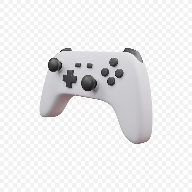 Gamepad-gamecontroller-symbol isolierte 3d-render-illustration