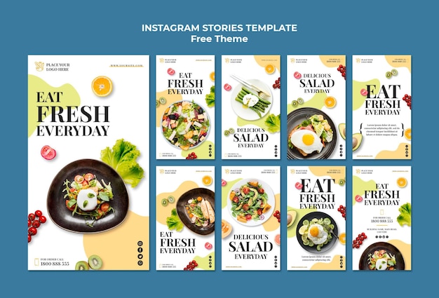Gesunde Lebensmittel Instagram Geschichten