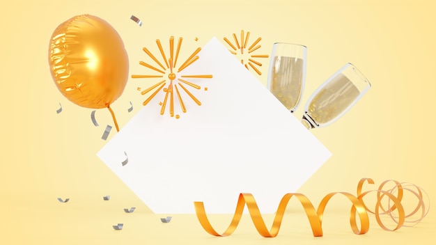 Glücklicher Neujahrs-Hintergrund