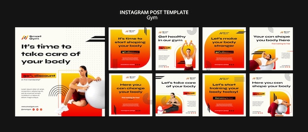 Gradienten-Studio-Template-Design