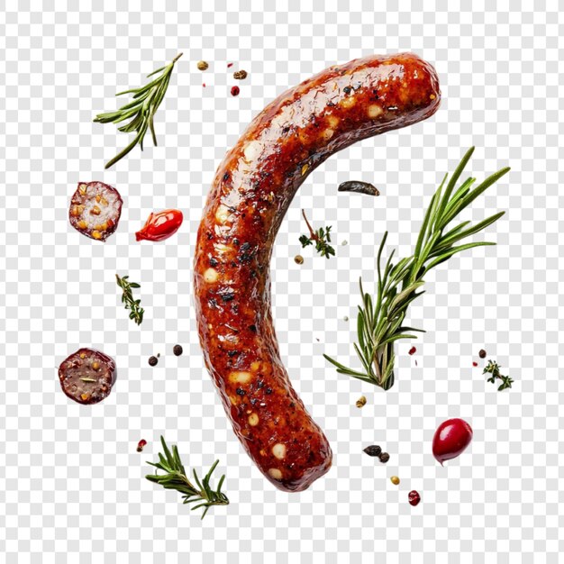 Grillwurst mit Kräutern und Gewürzen